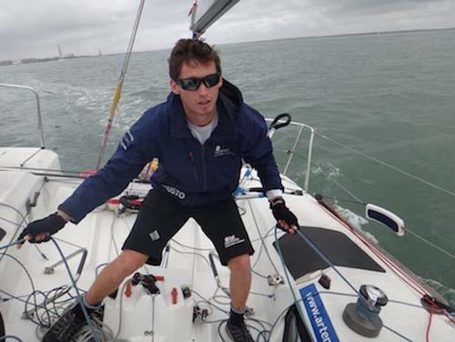 Jack has joined the new recruits out on the water this week in place of Rich Mason, who is currently coaching in Burma © Artemis Offshore Academy www.artemisonline.co.uk